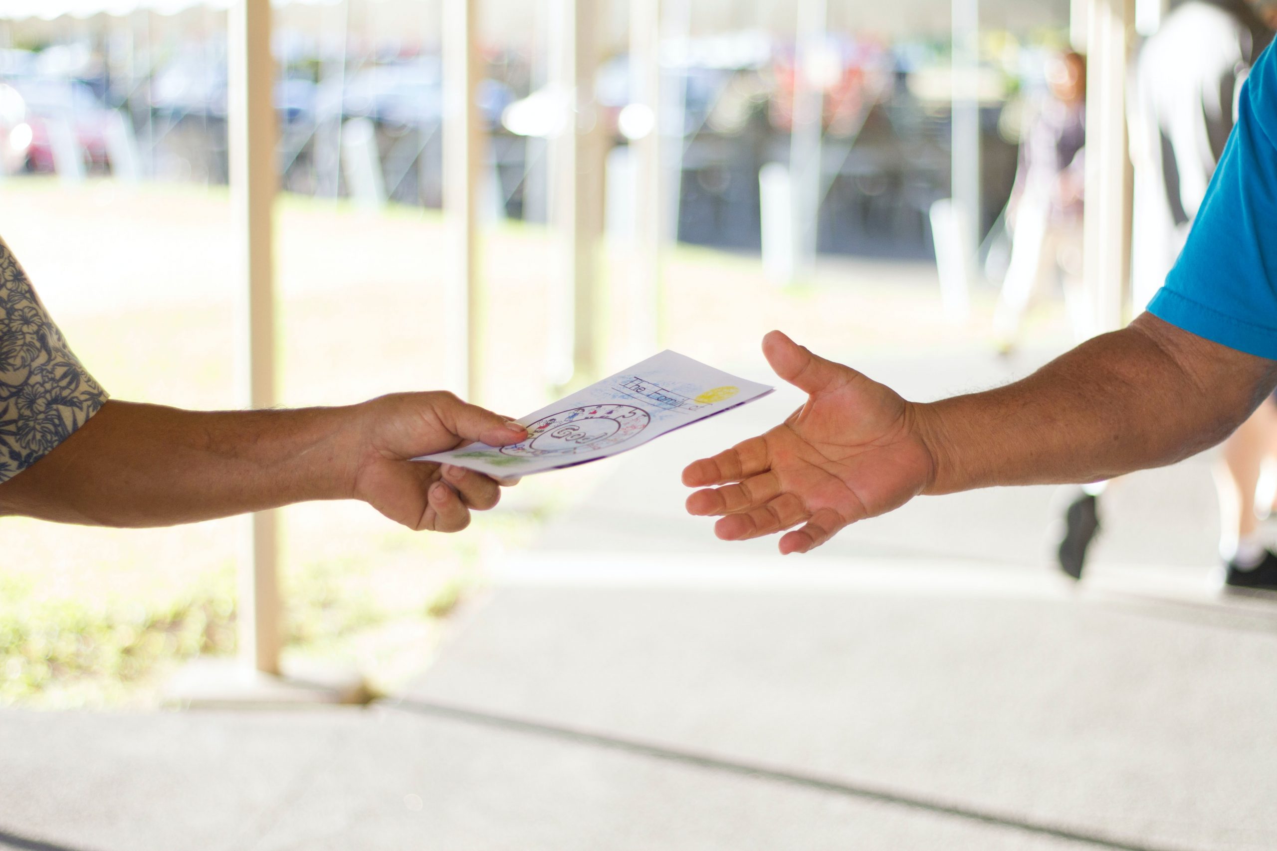 Using leaflets to get business